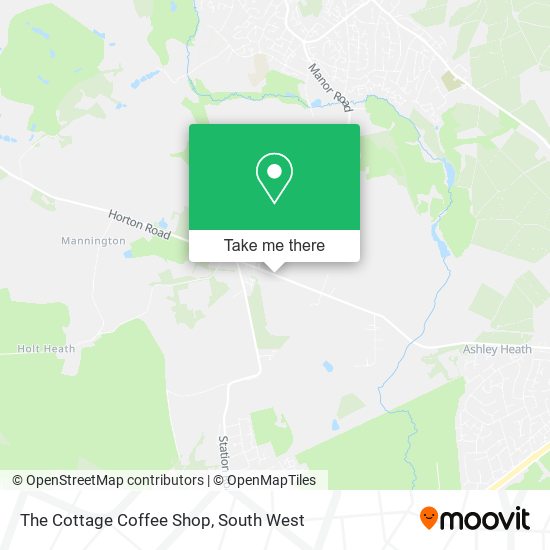 The Cottage Coffee Shop map