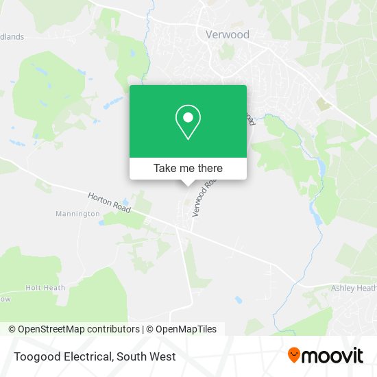 Toogood Electrical map