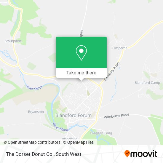The Dorset Donut Co. map