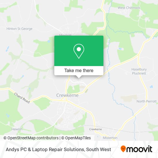 Andys PC & Laptop Repair Solutions map