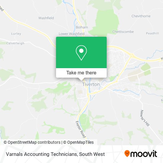 Varnals Accounting Technicians map