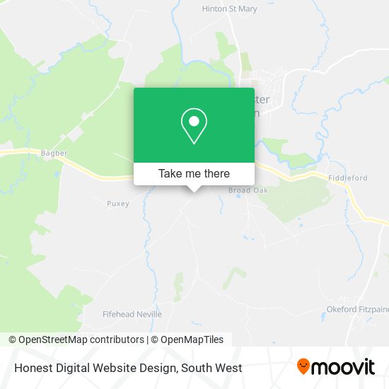 Honest Digital Website Design map