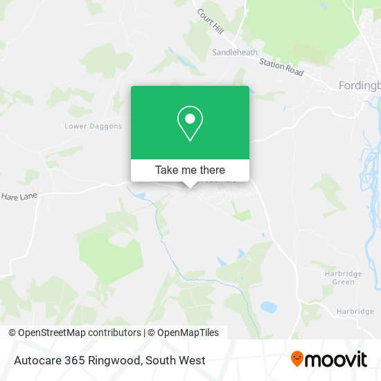 Autocare 365 Ringwood map