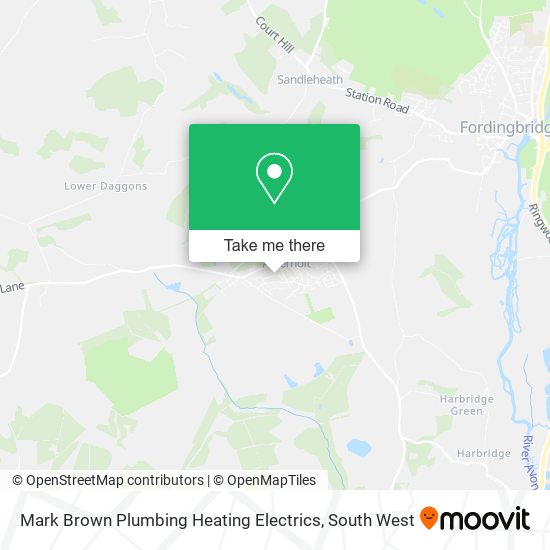 Mark Brown Plumbing Heating Electrics map