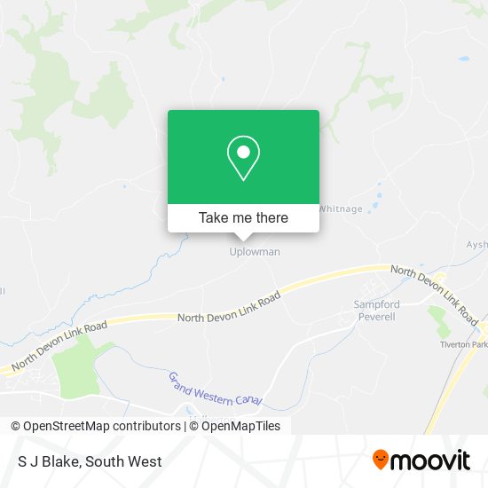 S J Blake map