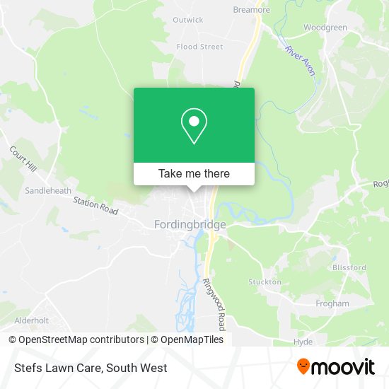 Stefs Lawn Care map