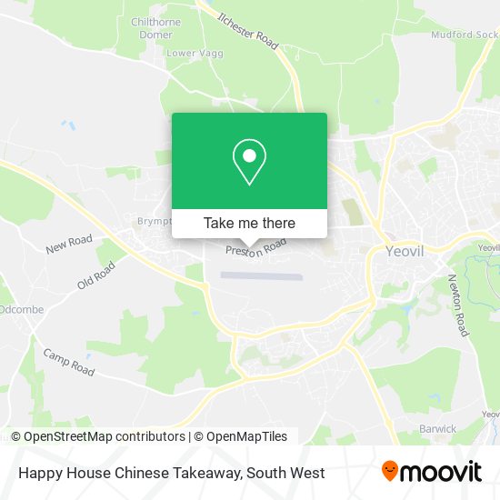 Happy House Chinese Takeaway map