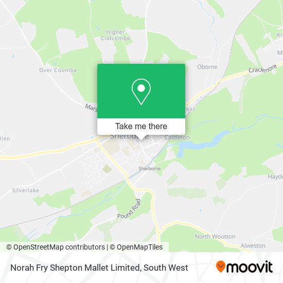 Norah Fry Shepton Mallet Limited map