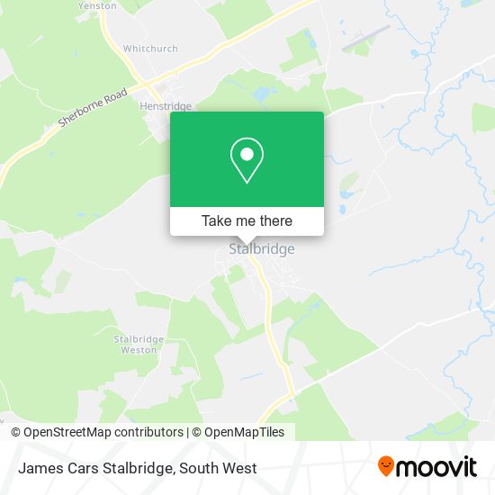 James Cars Stalbridge map