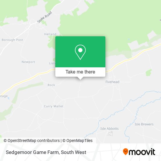 Sedgemoor Game Farm map