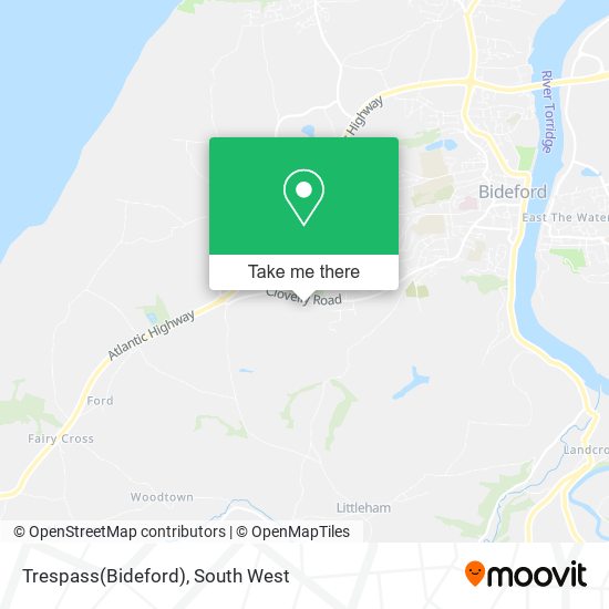 Trespass(Bideford) map