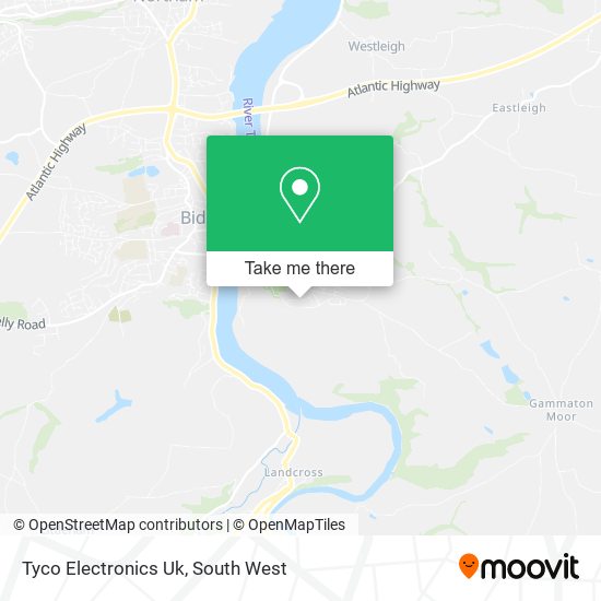 Tyco Electronics Uk map