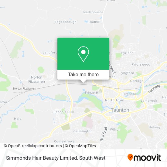 Simmonds Hair Beauty Limited map