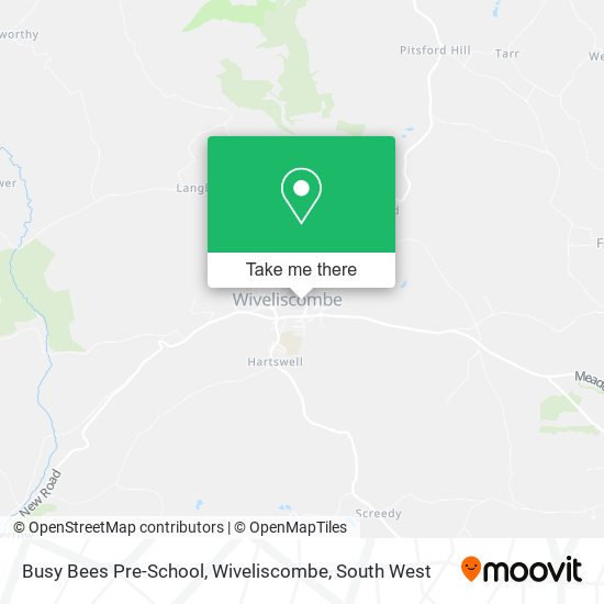 Busy Bees Pre-School, Wiveliscombe map