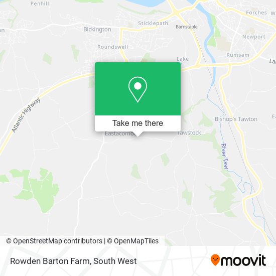 Rowden Barton Farm map