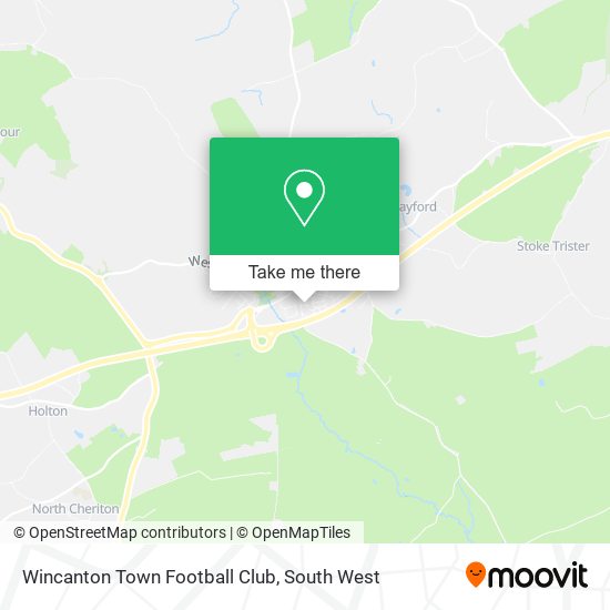 Wincanton Town Football Club map