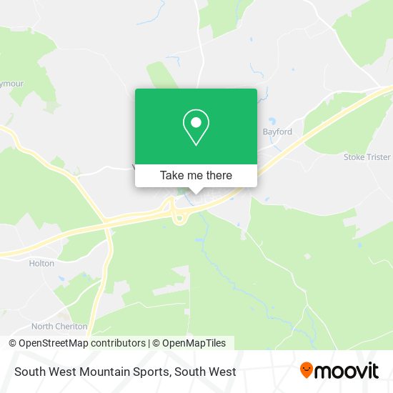 South West Mountain Sports map