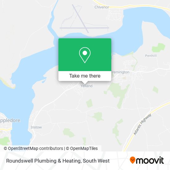 Roundswell Plumbing & Heating map