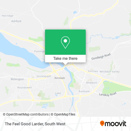 The Feel Good Larder map