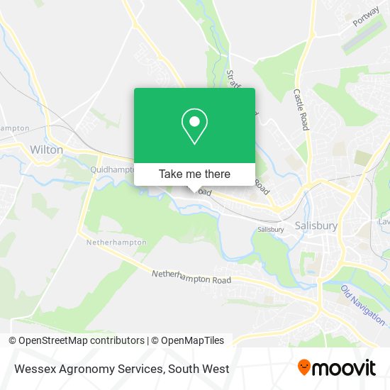 Wessex Agronomy Services map