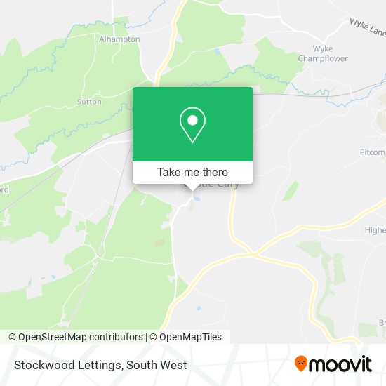 Stockwood Lettings map