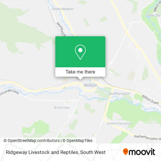 Ridgeway Livestock and Reptiles map