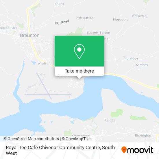 Royal Tee Cafe Chivenor Community Centre map