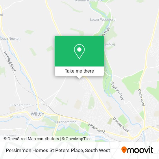 Persimmon Homes St Peters Place map