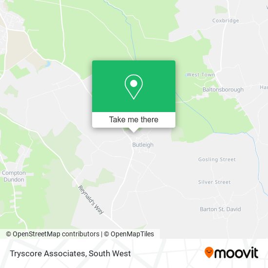 Tryscore Associates map