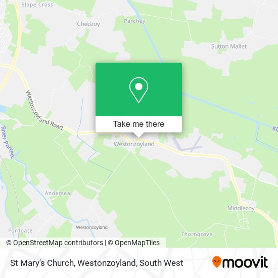 St Mary's Church, Westonzoyland map