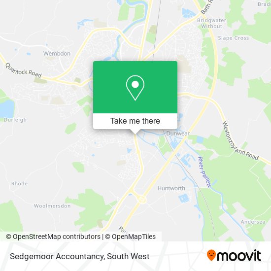 Sedgemoor Accountancy map
