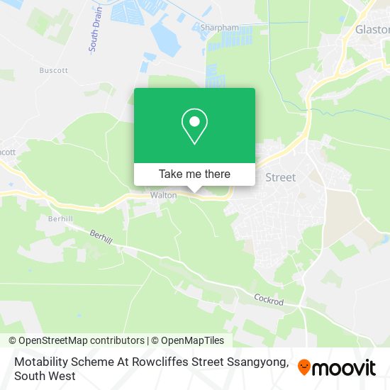 Motability Scheme At Rowcliffes Street Ssangyong map