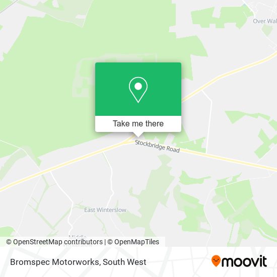 Bromspec Motorworks map