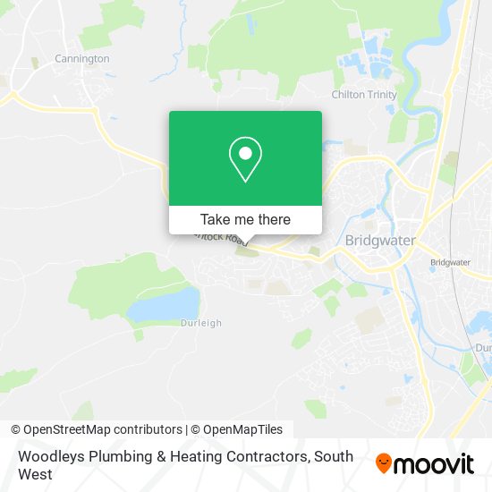 Woodleys Plumbing & Heating Contractors map