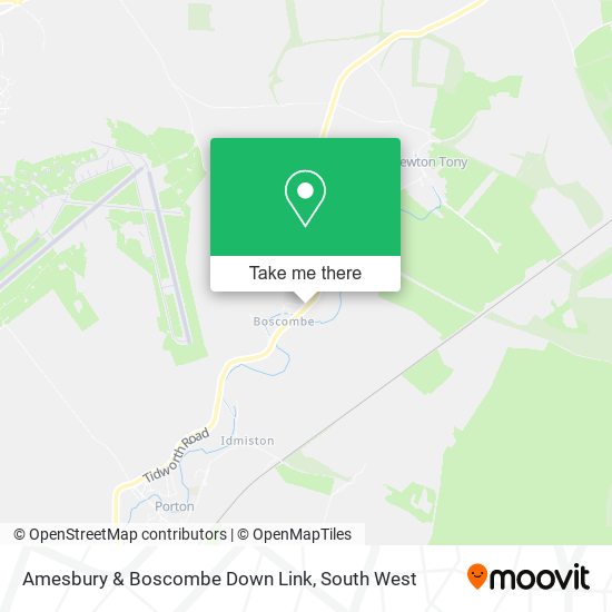 Amesbury & Boscombe Down Link map