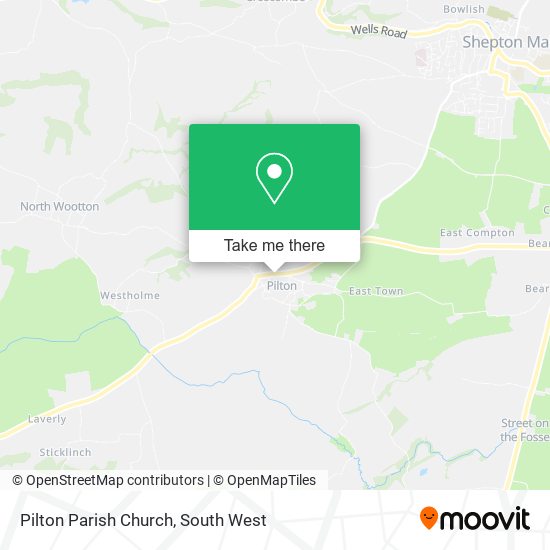 Pilton Parish Church map