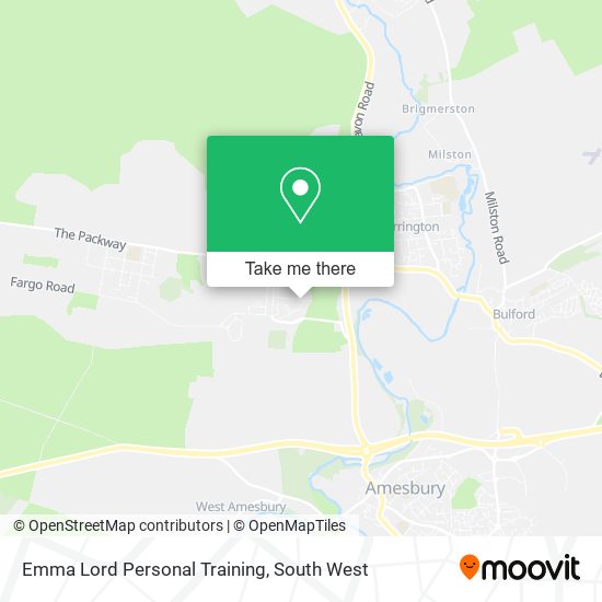 Emma Lord Personal Training map