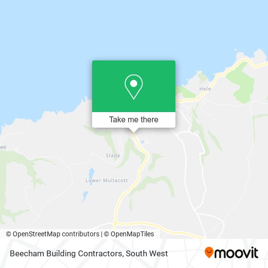 Beecham Building Contractors map