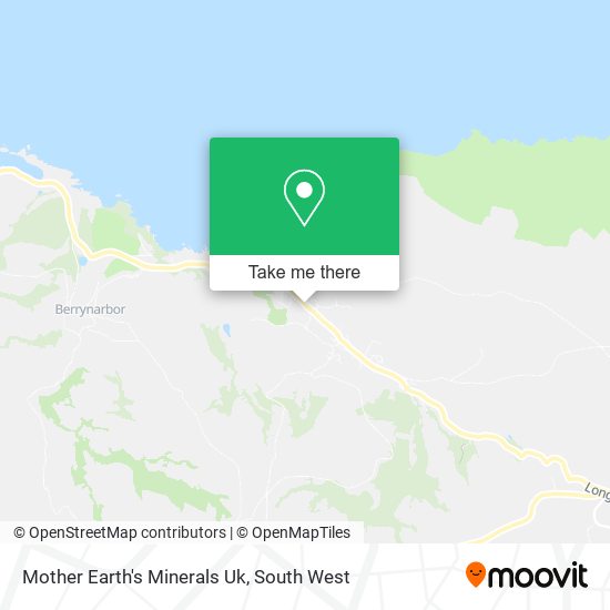 Mother Earth's Minerals Uk map