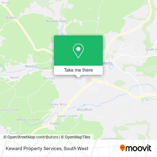 Keward Property Services map
