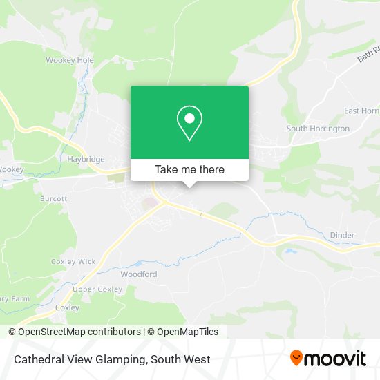 Cathedral View Glamping map