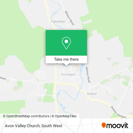 Avon Valley Church map