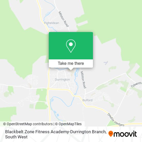 Blackbelt Zone Fitness Academy-Durrington Branch map