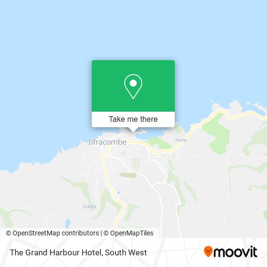 The Grand Harbour Hotel map