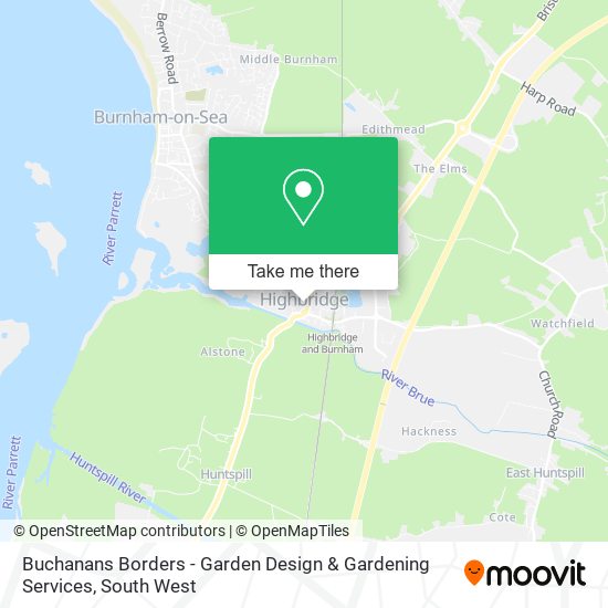 Buchanans Borders - Garden Design & Gardening Services map