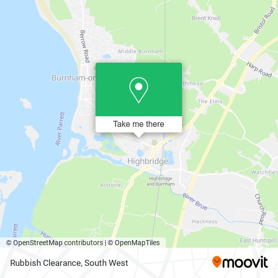 Rubbish Clearance map
