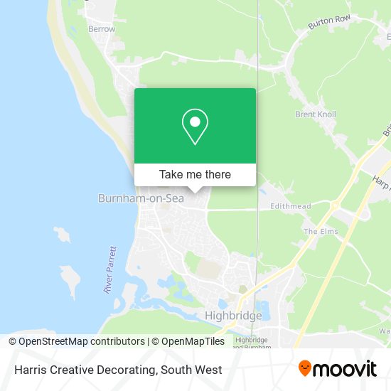 Harris Creative Decorating map