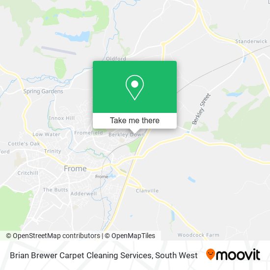 Brian Brewer Carpet Cleaning Services map