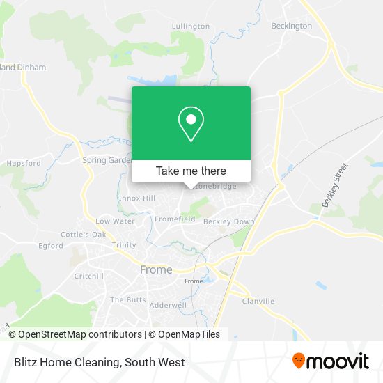 Blitz Home Cleaning map