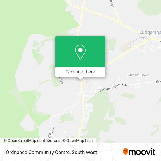 Ordnance Community Centre map